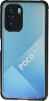 Xiaomi Poco F3 Uyumlu Kılıf Miami Şeffaf Silikon - Siyah Belirtilmemiş