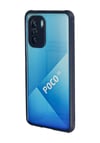 Xiaomi Poco F3 Uyumlu Kılıf Miami Şeffaf Silikon - Lacivert Belirtilmemiş