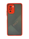 Xiaomi Poco F3 Uyumlu Kılıf Montreal Silikon Kapak - Kırmızı Belirtilmemiş