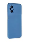 Xiaomi Poco M5 Uyumlu Kılıf Nano İçi Kadife Silikon - Mavi Belirtilmemiş