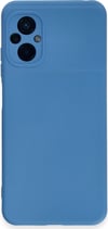 Xiaomi Poco M5 Uyumlu Kılıf Nano İçi Kadife Silikon - Mavi Belirtilmemiş