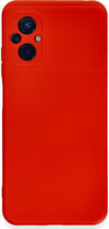 Xiaomi Poco M5 Uyumlu Kılıf Nano İçi Kadife Silikon - Kırmızı Belirtilmemiş