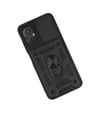 Xiaomi Poco M5 Uyumlu Kılıf Pars Lens Yüzüklü Silikon - Siyah Belirtilmemiş