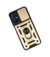 Xiaomi Poco M5 Uyumlu Kılıf Pars Lens Yüzüklü Silikon - Gold Belirtilmemiş