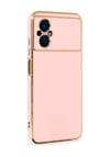 Xiaomi Poco M5 Uyumlu Kılıf Volet Silikon - Pembe Belirtilmemiş