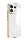 Xiaomi Poco M6 Pro 4g Uyumlu Kılıf Volet Silikon - Beyaz Belirtilmemiş