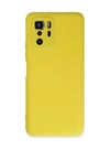 Xiaomi Poco X3 Gt Uyumlu Kılıf Nano İçi Kadife Silikon - Sarı Belirtilmemiş