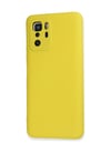 Xiaomi Poco X3 Gt Uyumlu Kılıf Nano İçi Kadife Silikon - Sarı Belirtilmemiş