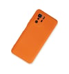 Xiaomi Poco X3 Gt Uyumlu Kılıf Nano İçi Kadife Silikon - Turuncu Belirtilmemiş