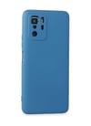 Xiaomi Poco X3 Gt Uyumlu Kılıf Nano İçi Kadife Silikon - Mavi Belirtilmemiş