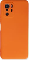 Xiaomi Poco X3 Gt Uyumlu Kılıf Nano İçi Kadife Silikon - Turuncu Belirtilmemiş