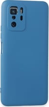 Xiaomi Poco X3 Gt Uyumlu Kılıf Nano İçi Kadife Silikon - Mavi Belirtilmemiş