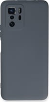Xiaomi Poco X3 Gt Uyumlu Kılıf Nano İçi Kadife Silikon - Gri Belirtilmemiş