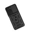 Xiaomi Poco X3 Gt Uyumlu Kılıf Pars Lens Yüzüklü Silikon - Siyah Belirtilmemiş