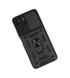 Xiaomi Poco X3 Gt Uyumlu Kılıf Pars Lens Yüzüklü Silikon - Siyah Belirtilmemiş
