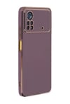 Xiaomi Poco X4 Pro 5g Uyumlu Kılıf Volet Silikon - Mor Belirtilmemiş