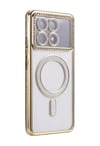 Xiaomi Poco X6 Pro Uyumlu Joke Simli Magneticsafe Kılıf - Gold Belirtilmemiş