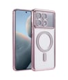 Xiaomi Poco X6 Pro Uyumlu Joke Simli Magneticsafe Kılıf - Pembe Belirtilmemiş