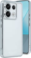 Xiaomi Poco X6 Uyumlu Kılıf Lensli Silikon - Gümüş Belirtilmemiş