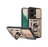 Xiaomi Poco X6 Uyumlu Kılıf Pars Lens Yüzüklü Silikon - Gold Belirtilmemiş