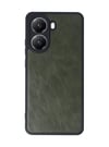 Xiaomi Poco X7 Pro Uyumlu Kılıf Aras Deri Kapak - Koyu Yeşil Belirtilmemiş