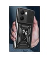 Xiaomi Poco X7 Pro Uyumlu Kılıf Pars Lens Yüzüklü Silikon - Kırmızı Belirtilmemiş