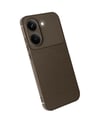 Xiaomi Poco X8 Pro Uyumlu Auto Focus Karbon Kapak - Kahverengi Belirtilmemiş