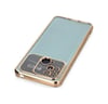 Xiaomi Redmi 10c Uyumlu Kılıf Lensli Silikon - Gold Belirtilmemiş