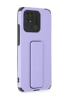 Xiaomi Redmi 10c Uyumlu Kılıf Mega Standlı Silikon - Lila Belirtilmemiş