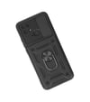 Xiaomi Redmi 10c Uyumlu Kılıf Pars Lens Yüzüklü Silikon - Siyah Belirtilmemiş