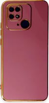 Xiaomi Redmi 10c Uyumlu Kılıf Volet Silikon - Kırmızı Belirtilmemiş