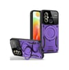 Xiaomi Redmi 12c Uyumlu Kılıf Joy Lens Standlı Kapak - Mor Belirtilmemiş