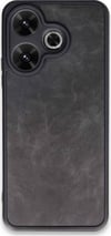 Xiaomi Redmi 13 4g Uyumlu Kılıf Aras Deri Kapak - Siyah Belirtilmemiş