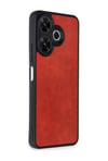 Xiaomi Redmi 13 4g Uyumlu Kılıf Aras Deri Kapak - Kırmızı Belirtilmemiş