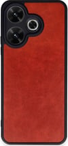 Xiaomi Redmi 13 4g Uyumlu Kılıf Aras Deri Kapak - Kırmızı Belirtilmemiş