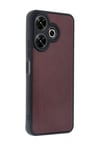 Xiaomi Redmi 13 4g Uyumlu Kılıf Aras Deri Kapak - Bordo Belirtilmemiş