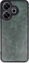 Xiaomi Redmi 13 4g Uyumlu Kılıf Aras Deri Kapak - Koyu Yeşil Belirtilmemiş