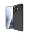 Xiaomi Redmi 13 4g Uyumlu Kılıf Auto Focus Karbon Kapak - Siyah Belirtilmemiş