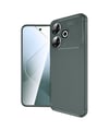 Xiaomi Redmi 13 4g Uyumlu Kılıf Auto Focus Karbon Kapak - Koyu Yeşil Belirtilmemiş