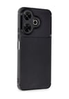 Xiaomi Redmi 13 4g Uyumlu Kılıf Auto Focus Karbon Kapak - Siyah Belirtilmemiş