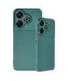 Xiaomi Redmi 13 4g Uyumlu Kılıf Auto Focus Karbon Kapak - Koyu Yeşil Belirtilmemiş