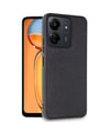 Xiaomi Redmi 13c Uyumlu Kılıf Aras Deri Kapak - Siyah Belirtilmemiş