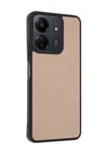 Xiaomi Redmi 13c Uyumlu Kılıf Aras Deri Kapak - Pudra Belirtilmemiş