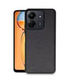 Xiaomi Redmi 13c Uyumlu Kılıf Aras Deri Kapak - Siyah Belirtilmemiş