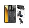 Xiaomi Redmi 13c Uyumlu Kılıf Joy Lens Standlı Kapak - Mor Belirtilmemiş