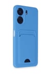 Xiaomi Redmi 13c Uyumlu Kılıf Kelvin Kartvizitli Silikon - Mavi Belirtilmemiş