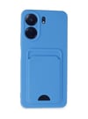 Xiaomi Redmi 13c Uyumlu Kılıf Kelvin Kartvizitli Silikon - Mavi Belirtilmemiş