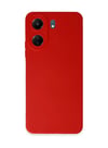 Xiaomi Redmi 13c Uyumlu Kılıf Nano İçi Kadife Silikon - Kırmızı Belirtilmemiş