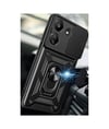 Xiaomi Redmi 13c Uyumlu Kılıf Pars Lens Yüzüklü Silikon - Yeşil Belirtilmemiş