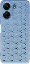 Xiaomi Redmi 13c Uyumlu Kılıf Petek Silikon Kapak - Mavi Belirtilmemiş